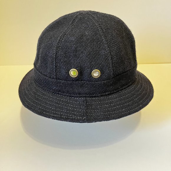 Blue Wool Bucket Hat - Harris Tweed x Mark McNairy - Picture 5 of 10